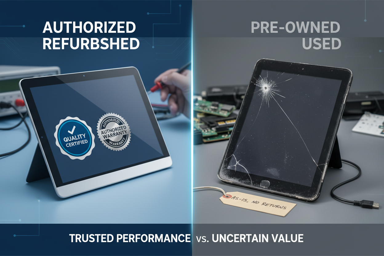 Authorized Refurbished vs. Used: What’s the Real Difference?