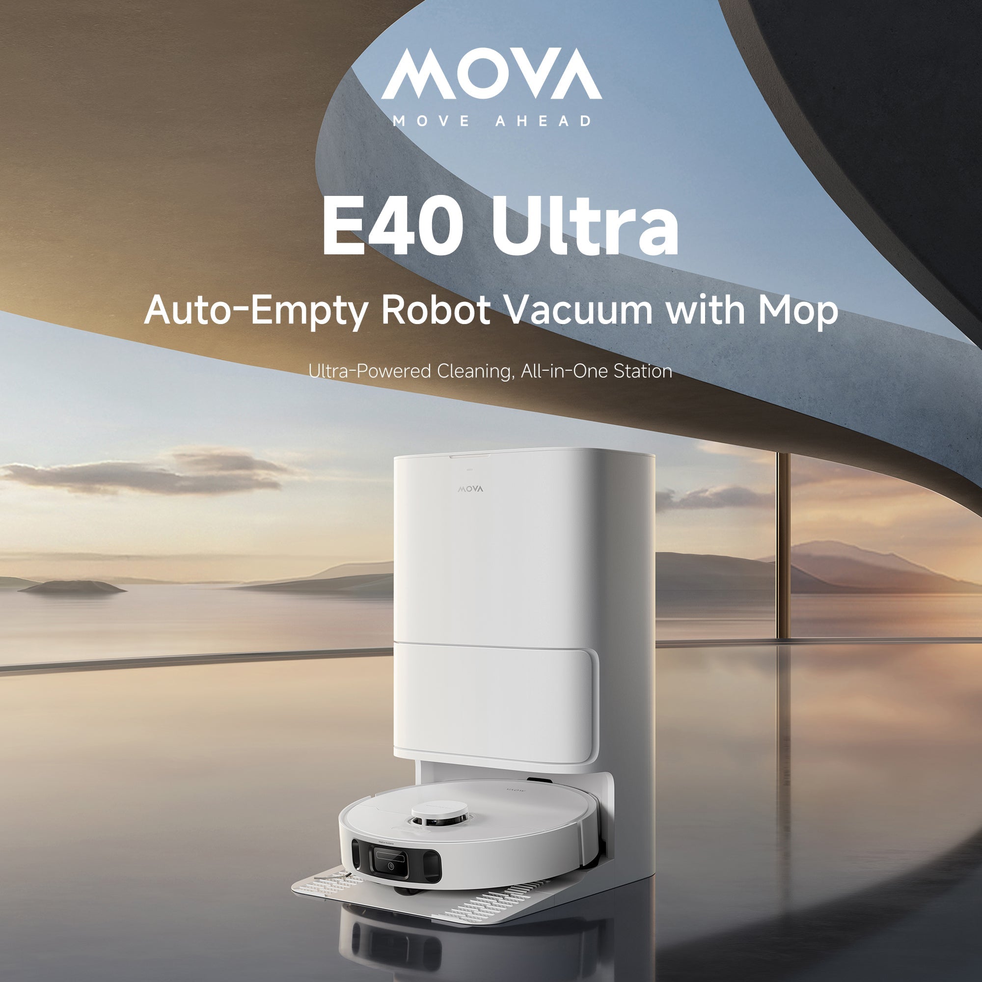 MOVA E40 Ultra Robotic Vacuum-Refurbished