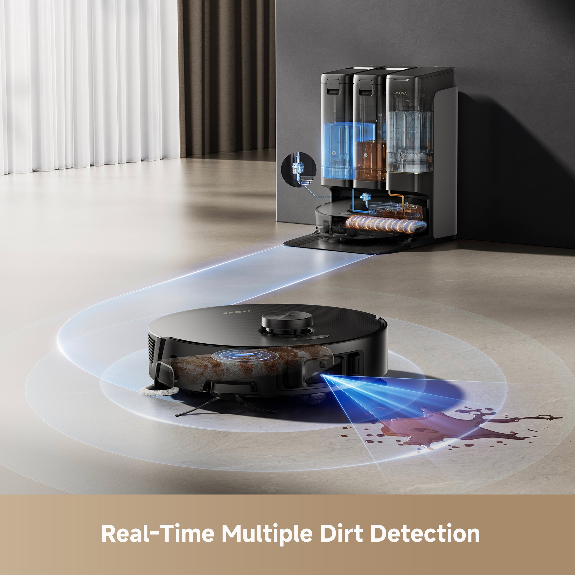 MOVA Z50 Ultra Robot Vacuum-Refurbished