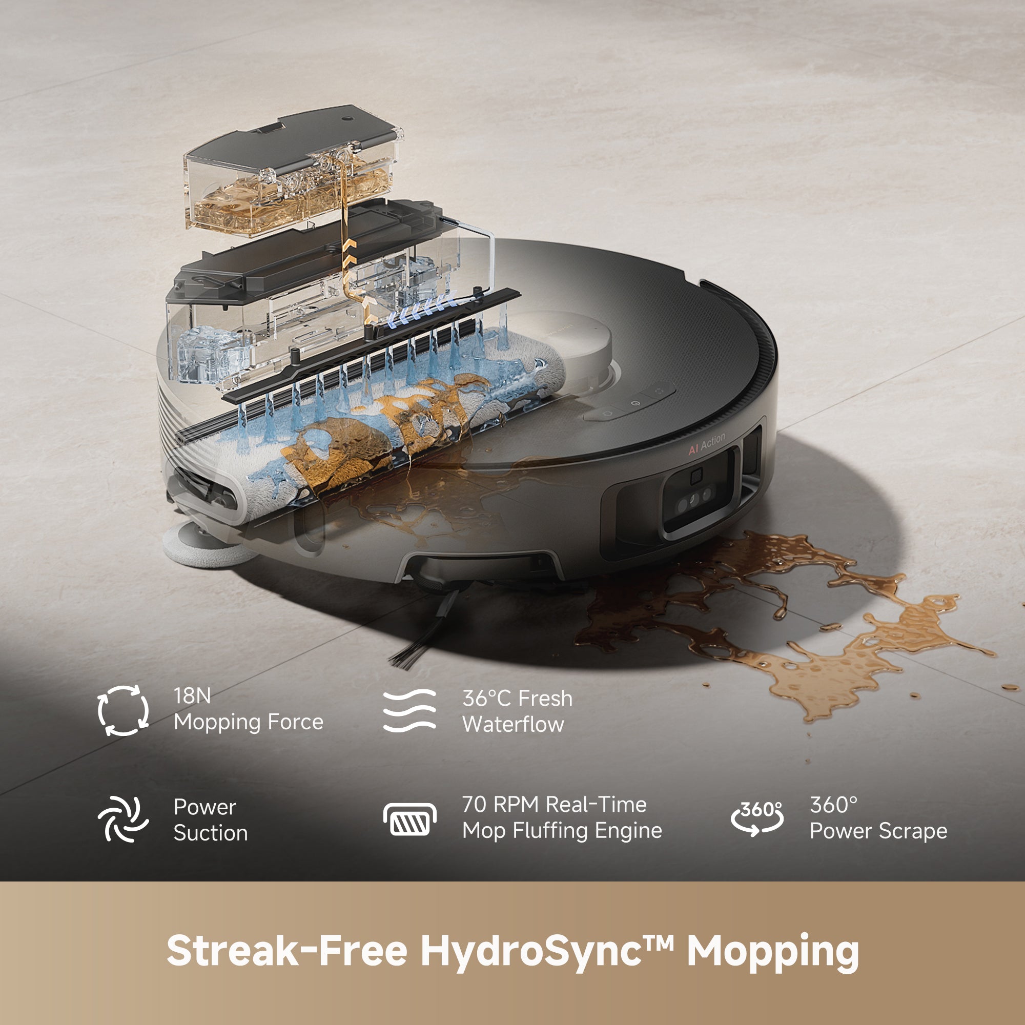 MOVA Z50 Ultra Robot Vacuum-Refurbished