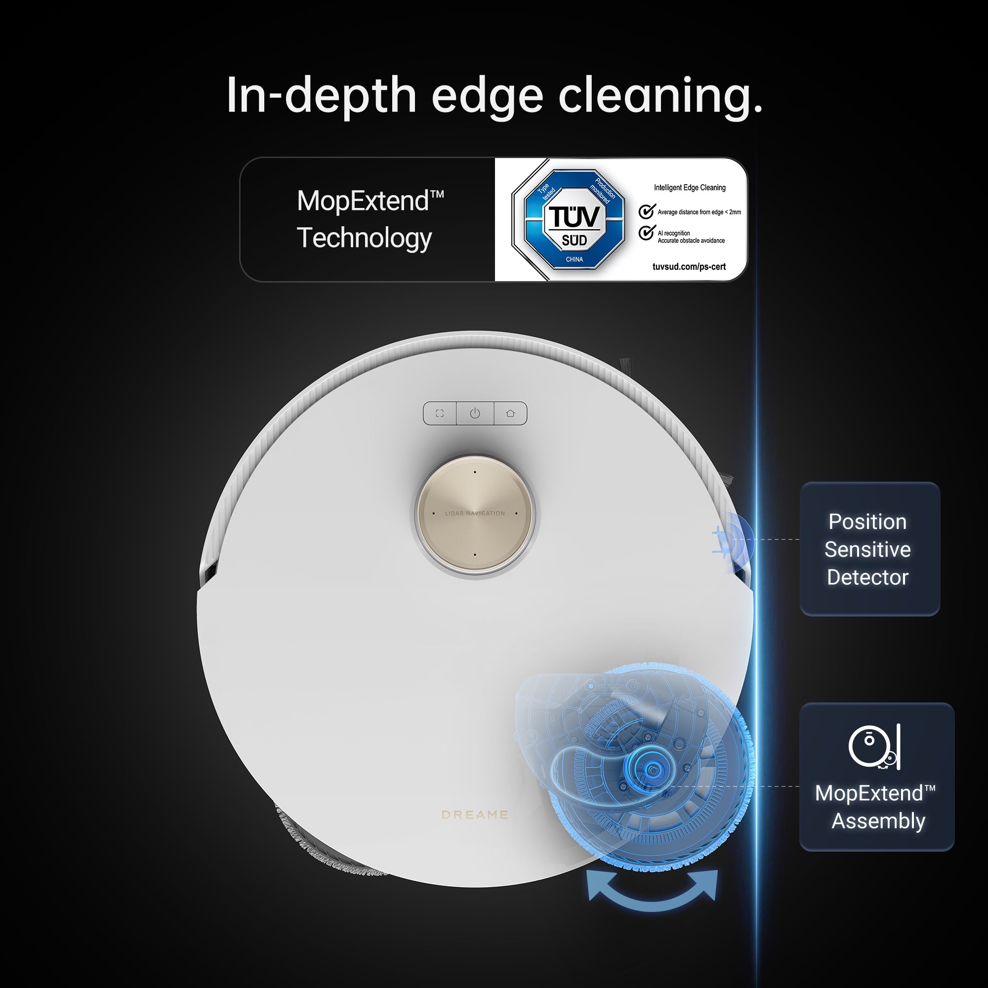 Dreame L20 Ultra Robot Vacuum and Mop Cleaner-Refurbished