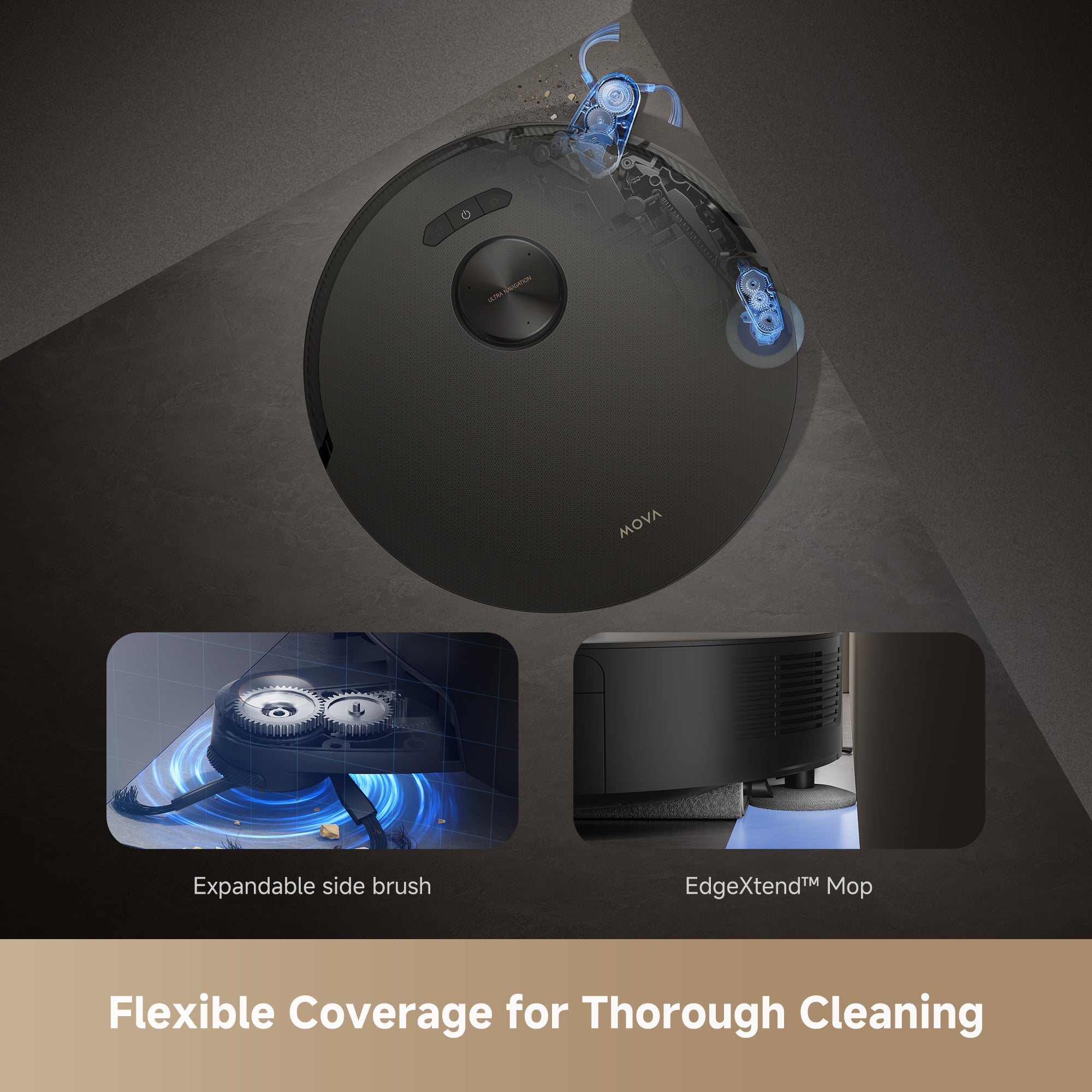 MOVA Z50 Ultra Robot Vacuum-Refurbished