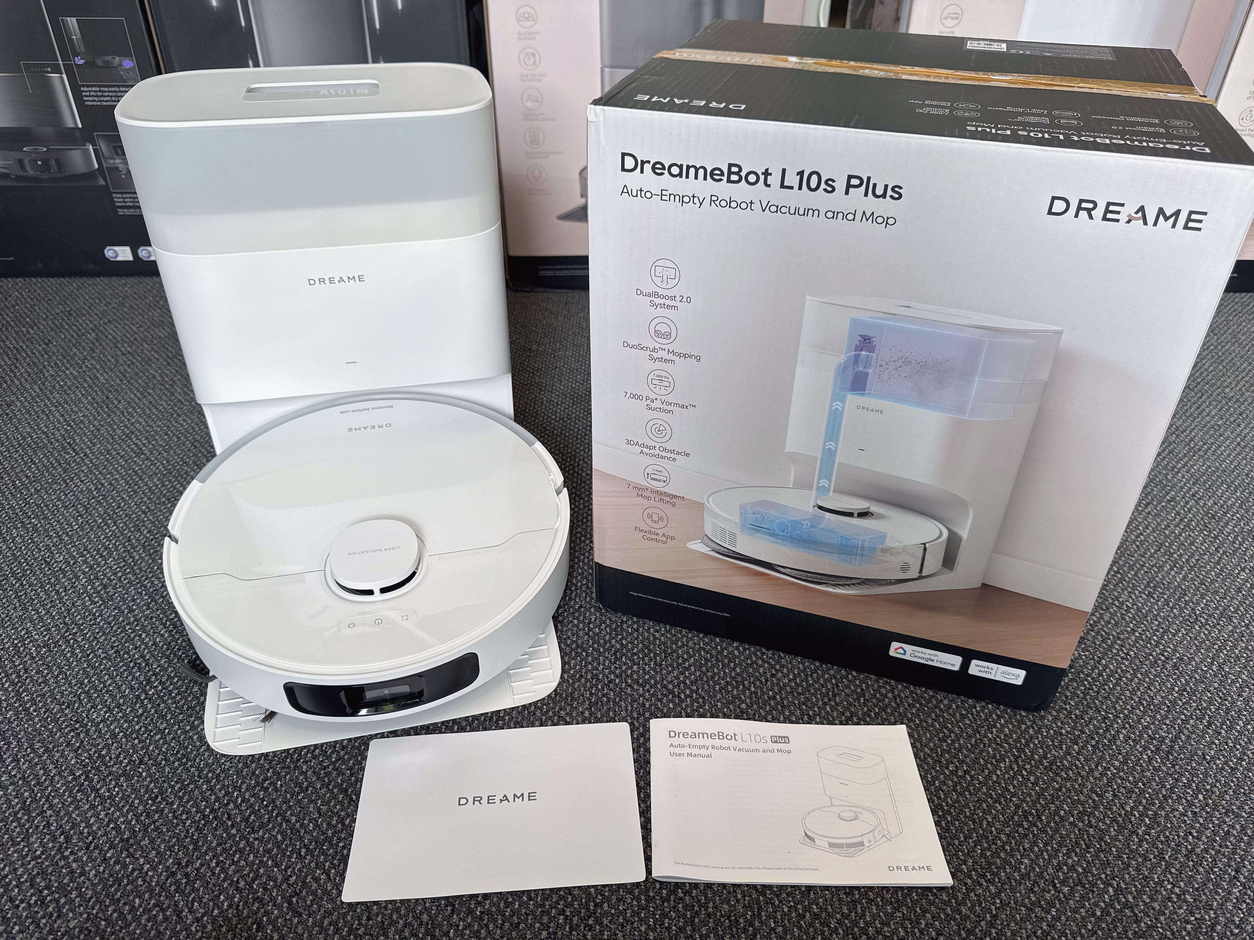 Dreame L10s Plus Robot Vacuum and Mop Cleaner-Refurbished