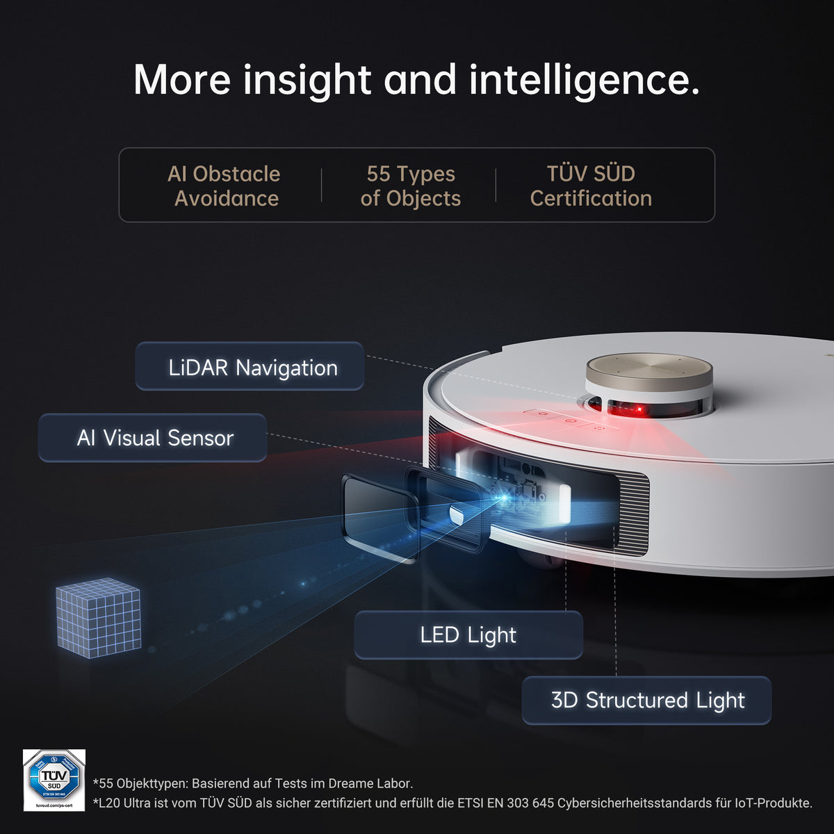 Dreame L20 Ultra Robot Vacuum and Mop Cleaner-Refurbished
