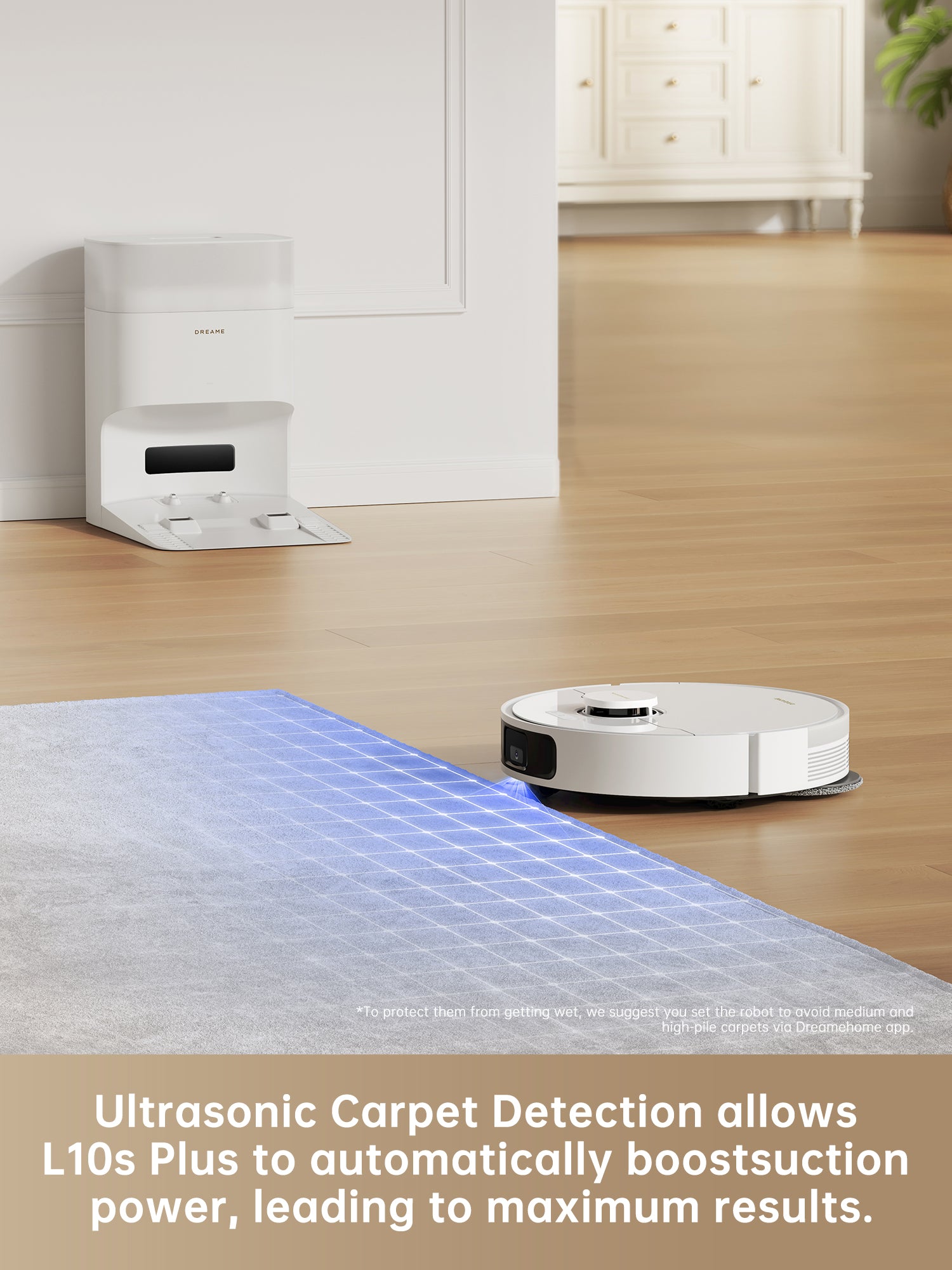 Dreame L10s Plus Robot Vacuum and Mop Cleaner-Refurbished