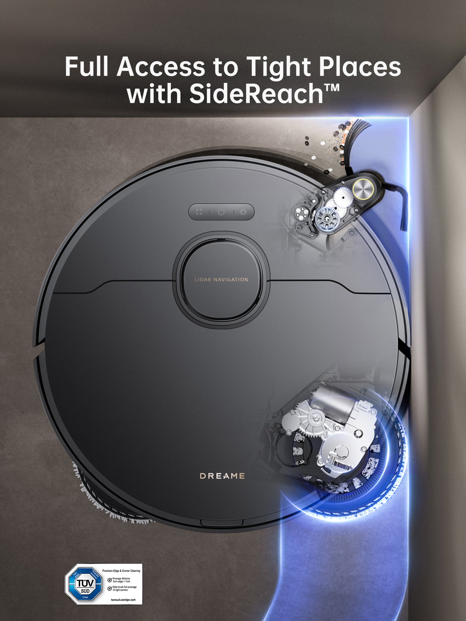 Dreame X40 Ultra Robot Vacuum and Mop Cleaner - Refurbished