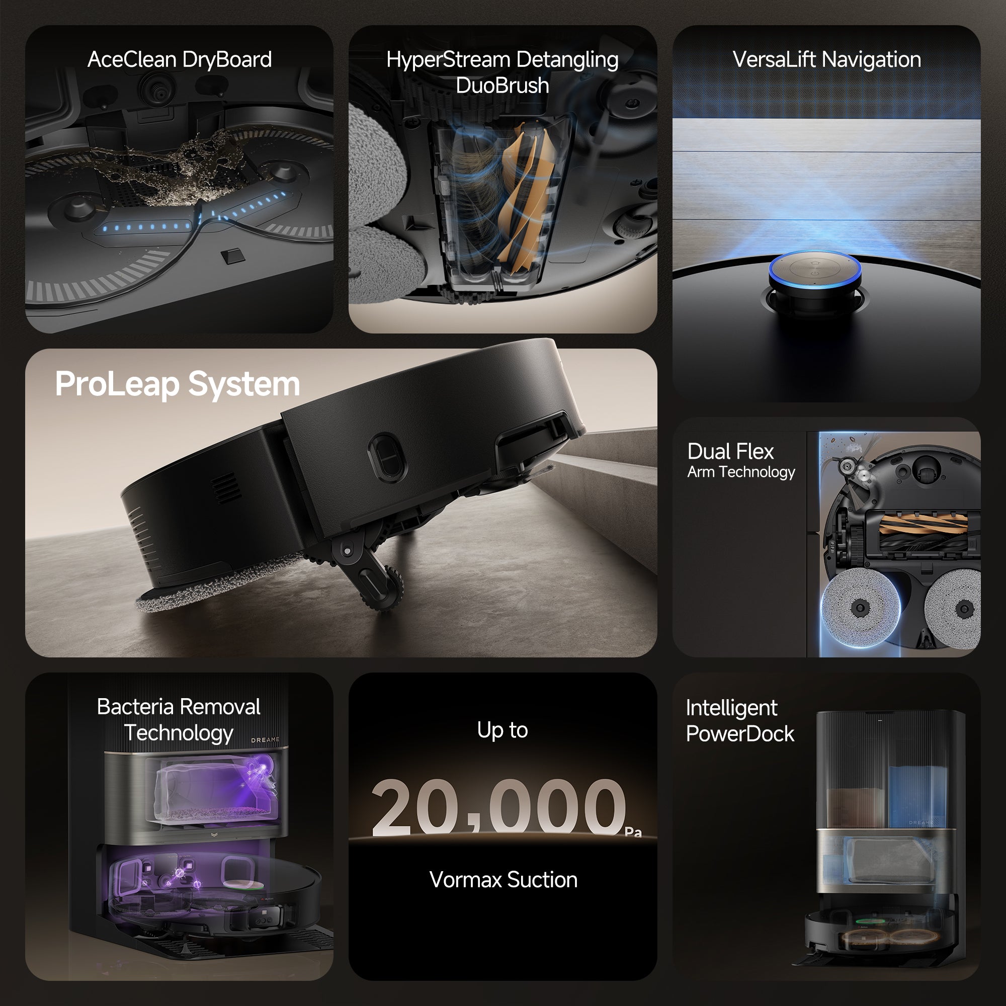 Dreame X50 Ultra Robot Vacuum and Mop-Refurbished