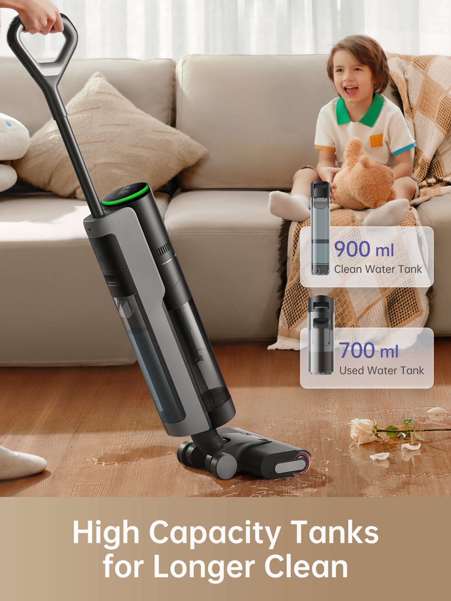 Dreame H12 Pro Cordless Wet Dry Vacuum Cleaner-Refurbished