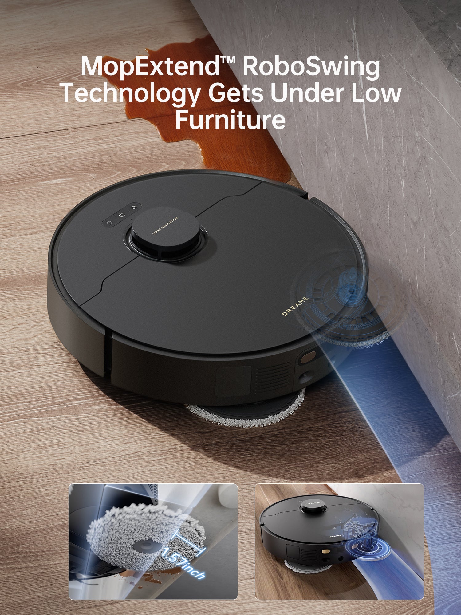 Dreame X40 Ultra Robot Vacuum and Mop Cleaner - Refurbished