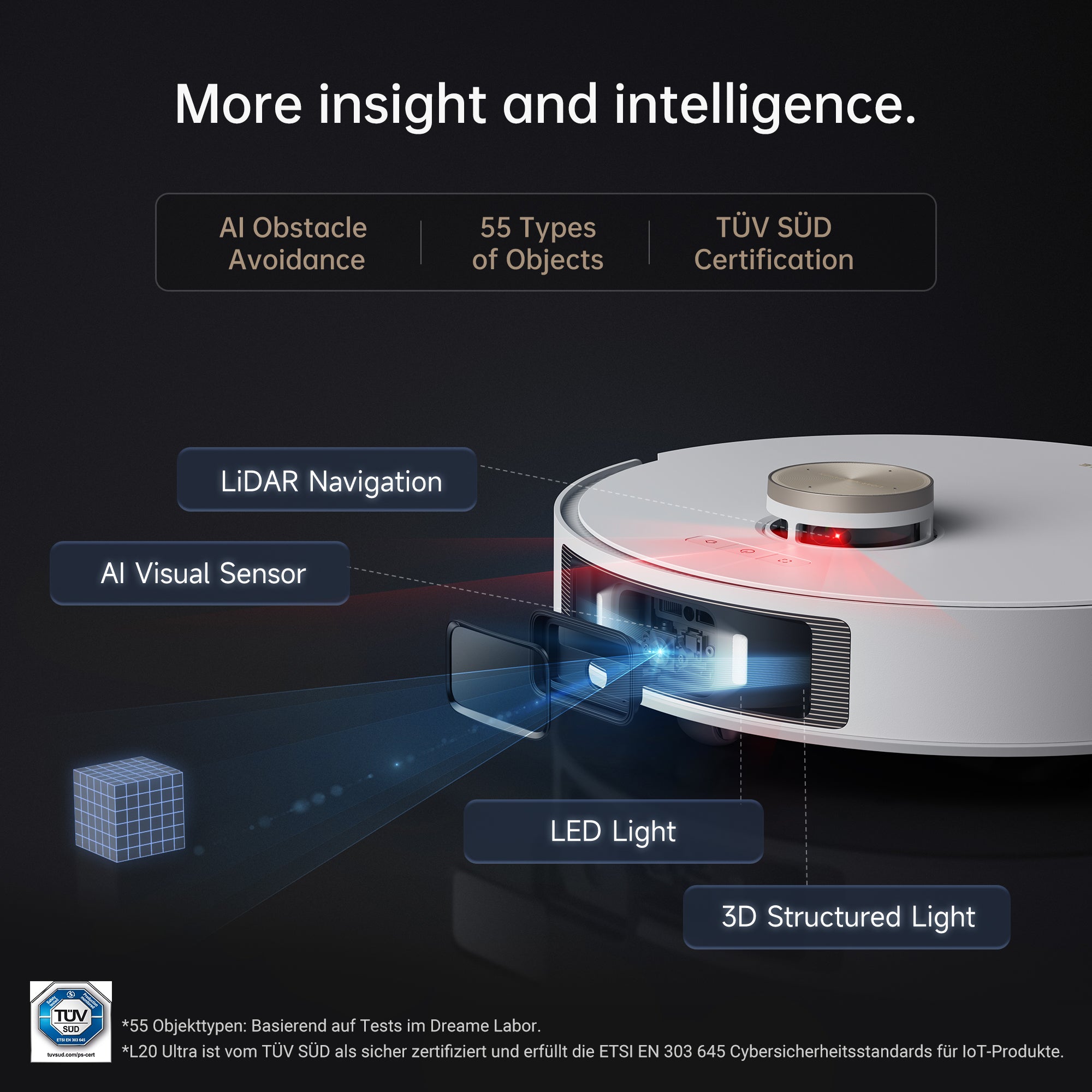 Dreame L20 Ultra Robot Vacuum and Mop Cleaner-Refurbished